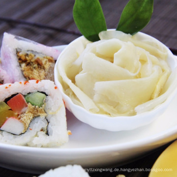 Japanischer Art-in Essig eingelegter konservierter roter Sushi-Ingwer